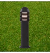 BLACK BOLLARD 45cm ALLUMINIUM