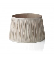 Lido Medium Pleated Sh 12 " Ivory Beige - Ivory / Beige