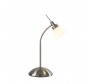 Agean Touch Table Lamp Satin Chrome with Opal Glass - 