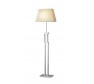Domain Quartz Glass Floor Lamp- Polished Chrome
